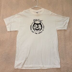 Kit-Cat clock shirt California clock company size L men’s graphic t circa Y2K